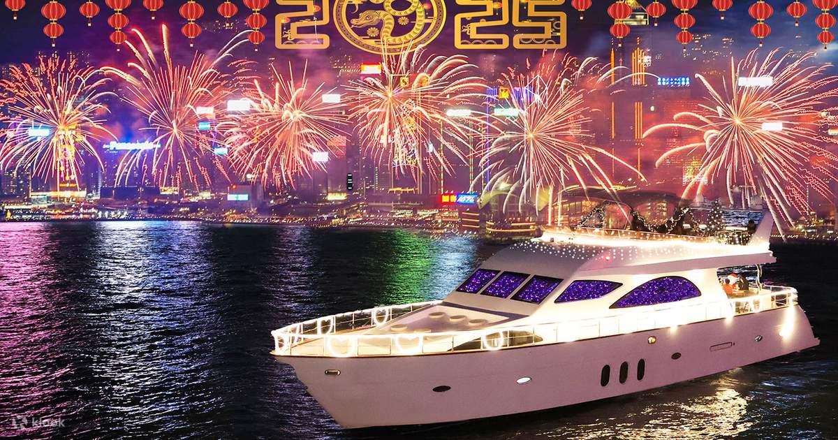 Victoria Harbor 2025 New Year’s Eve Countdown Fireworks Tour Klook